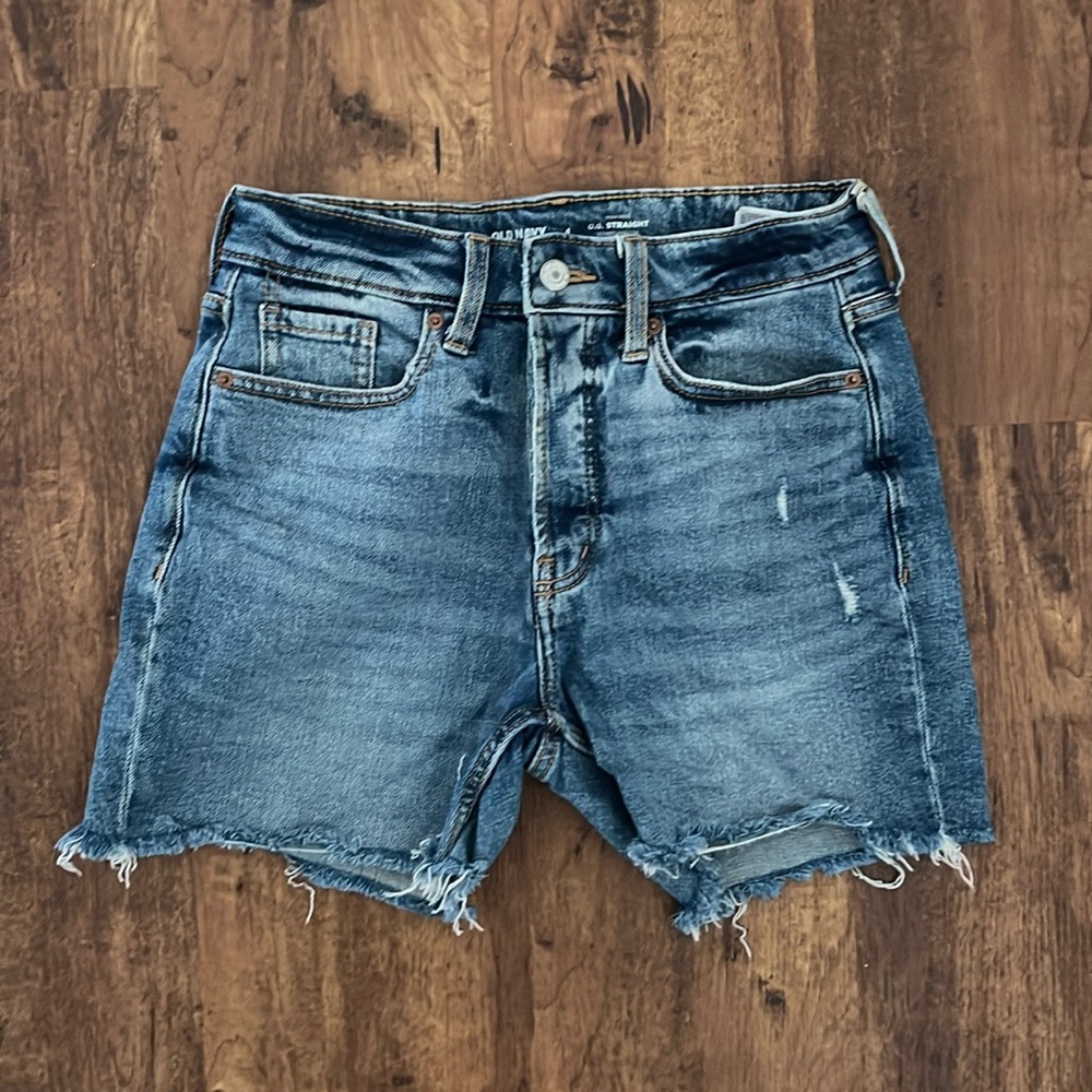 OLD NAVY OG straight button fly Jean shorts
